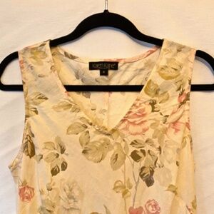 Karen Kane floral maxi summer dress - size M breezy feminine